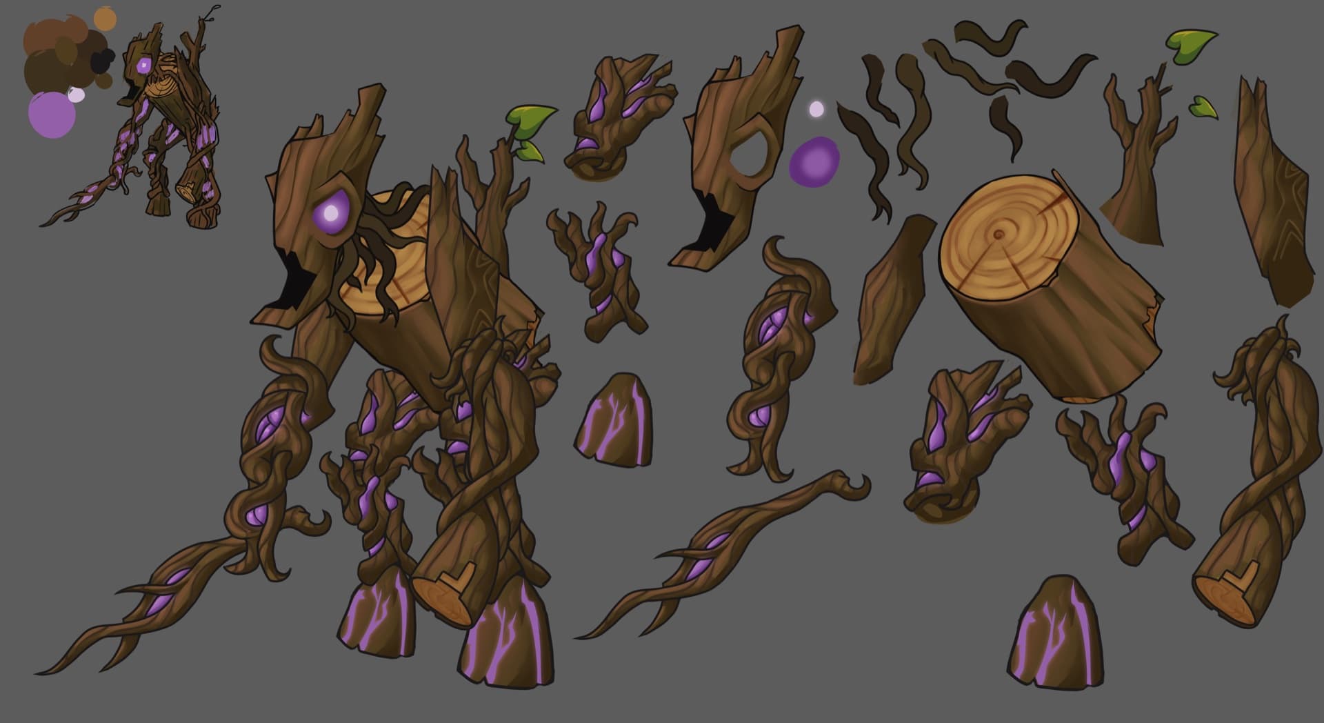 Bush Man: Nature Bosses & Creatures render 2