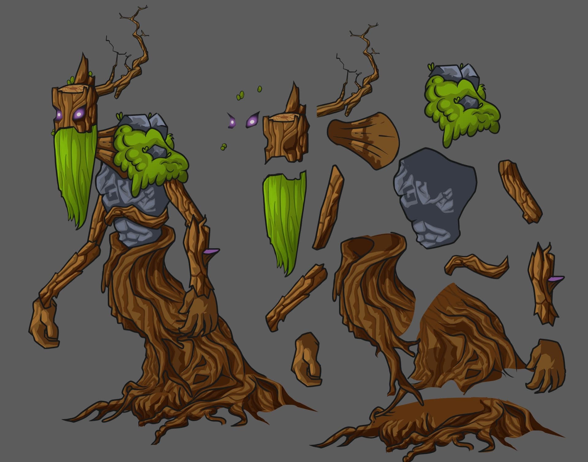 Bush Man: Nature Bosses & Creatures