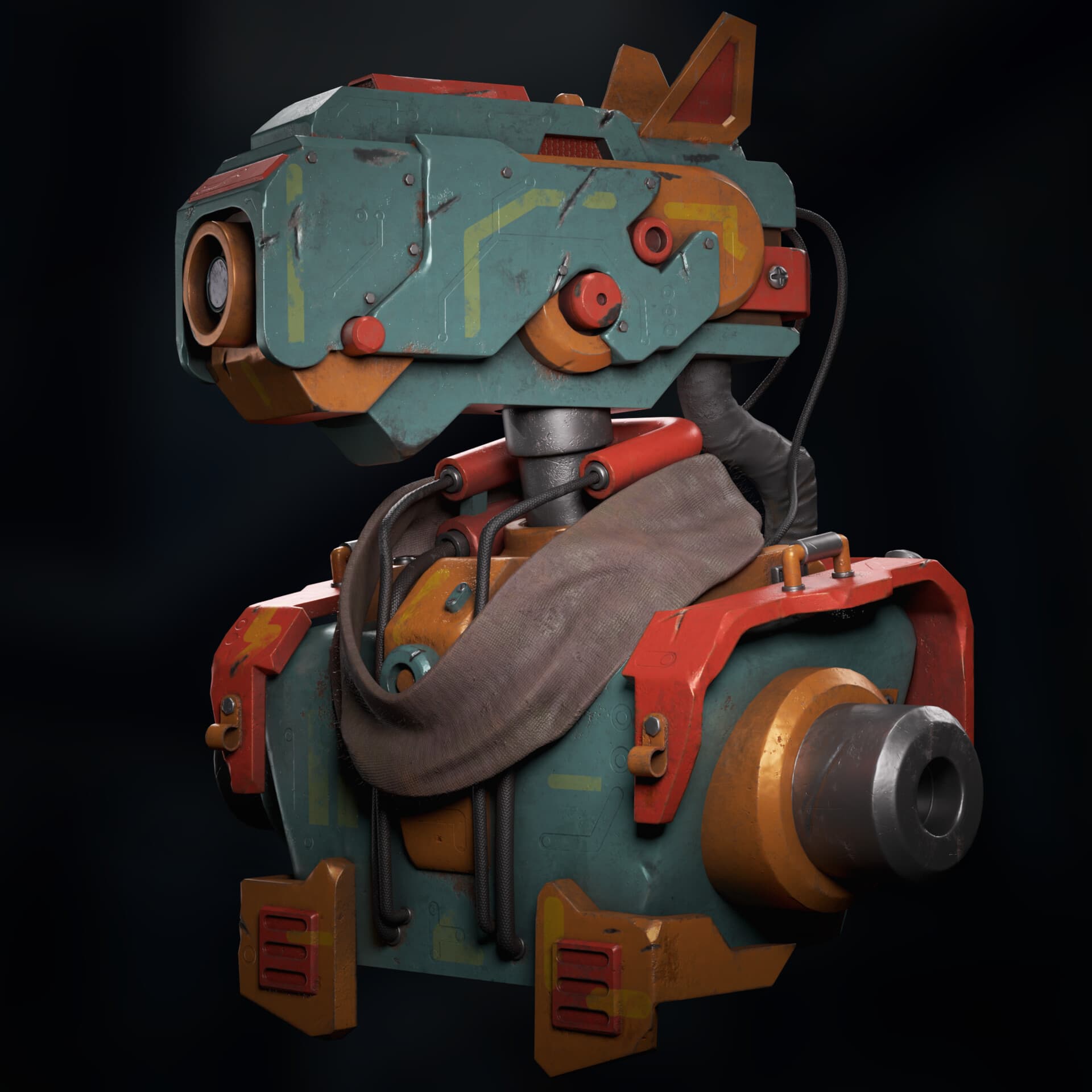 Cyber Scout Mech render 2