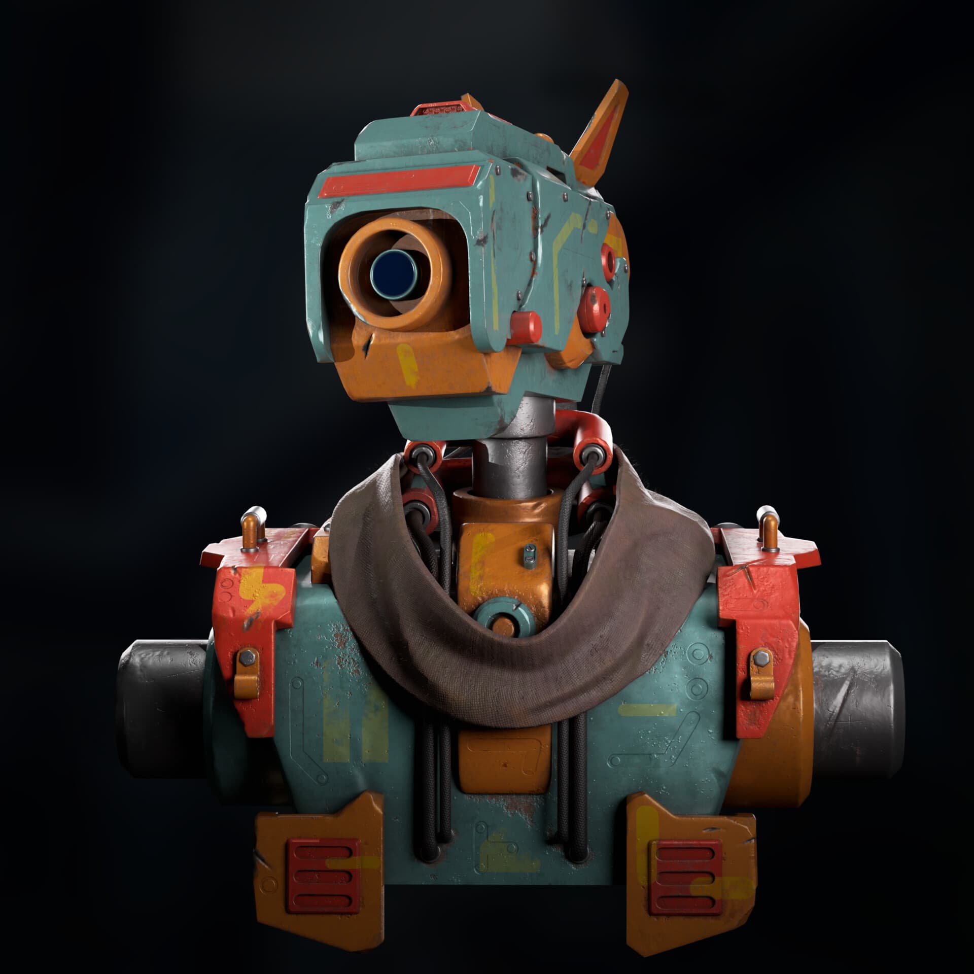 Cyber Scout Mech render 3