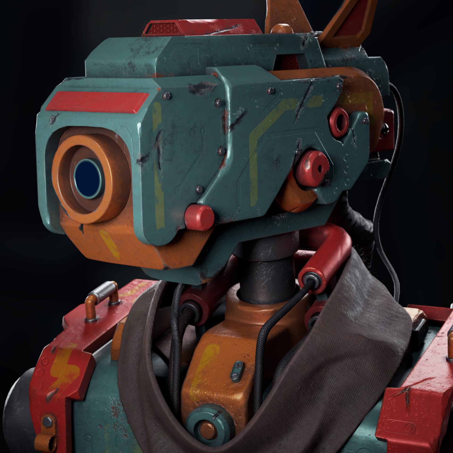 Cyber Scout Mech render 4