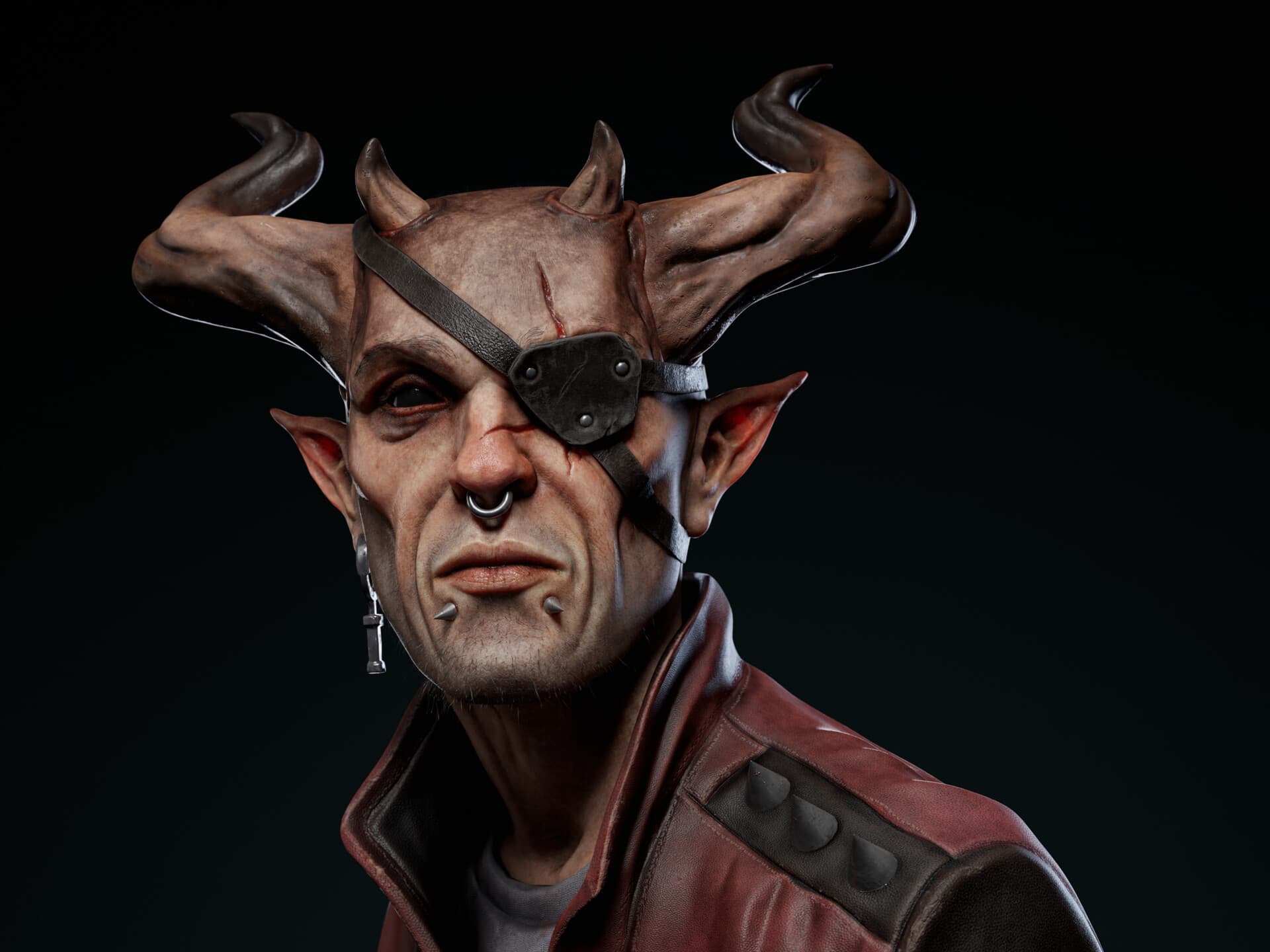 Demon Warlord render 3