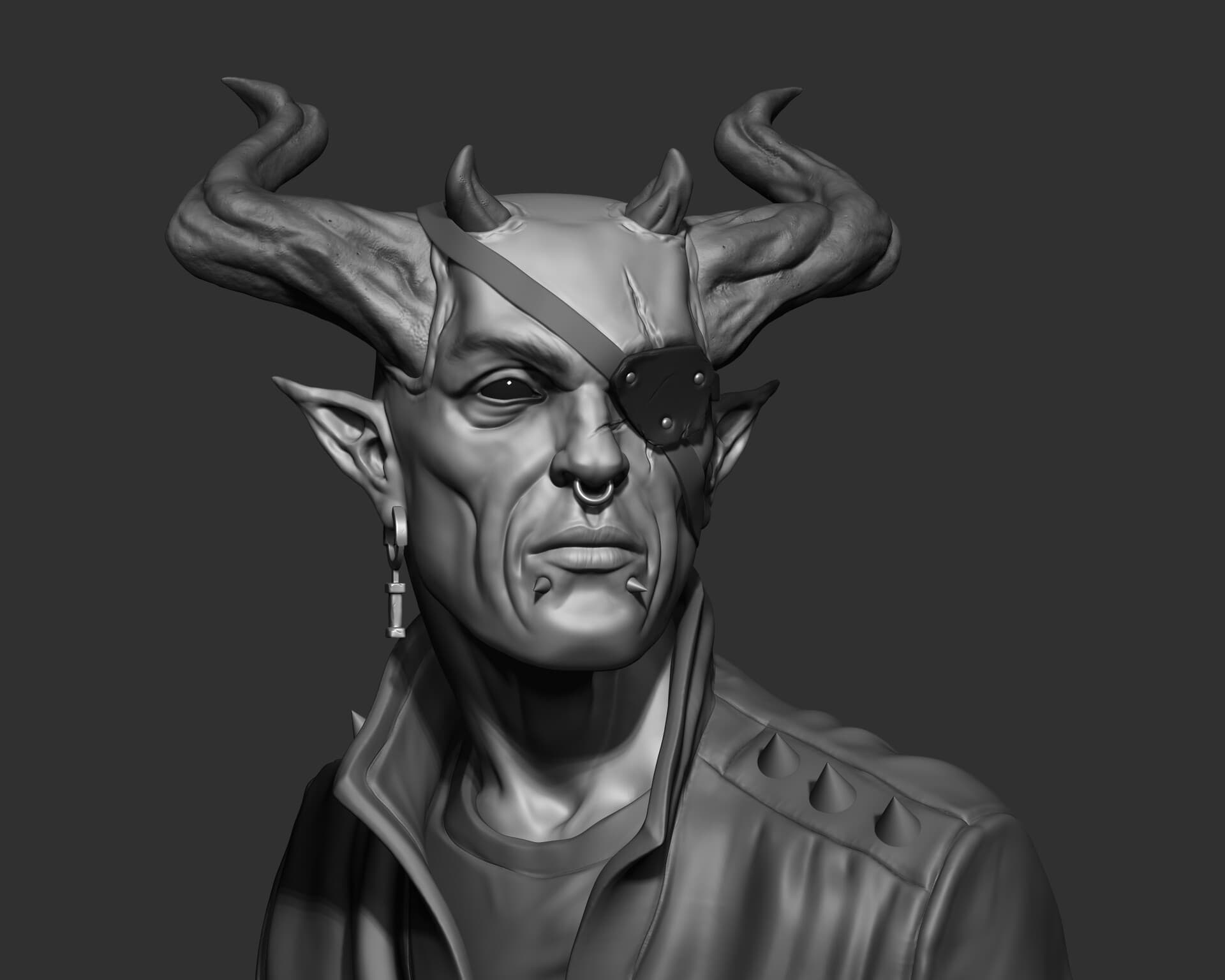 Demon Warlord render 5