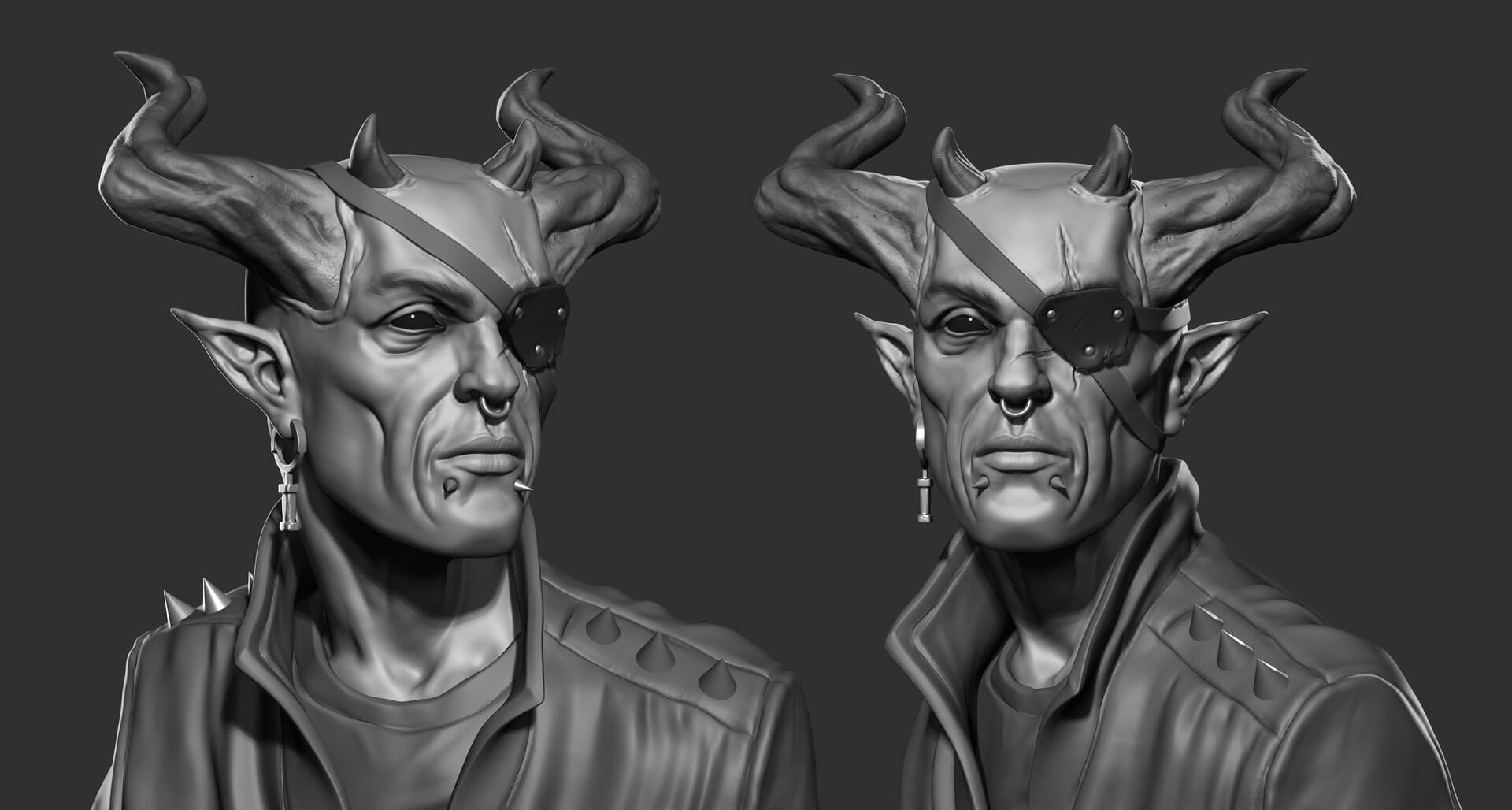 Demon Warlord render 6