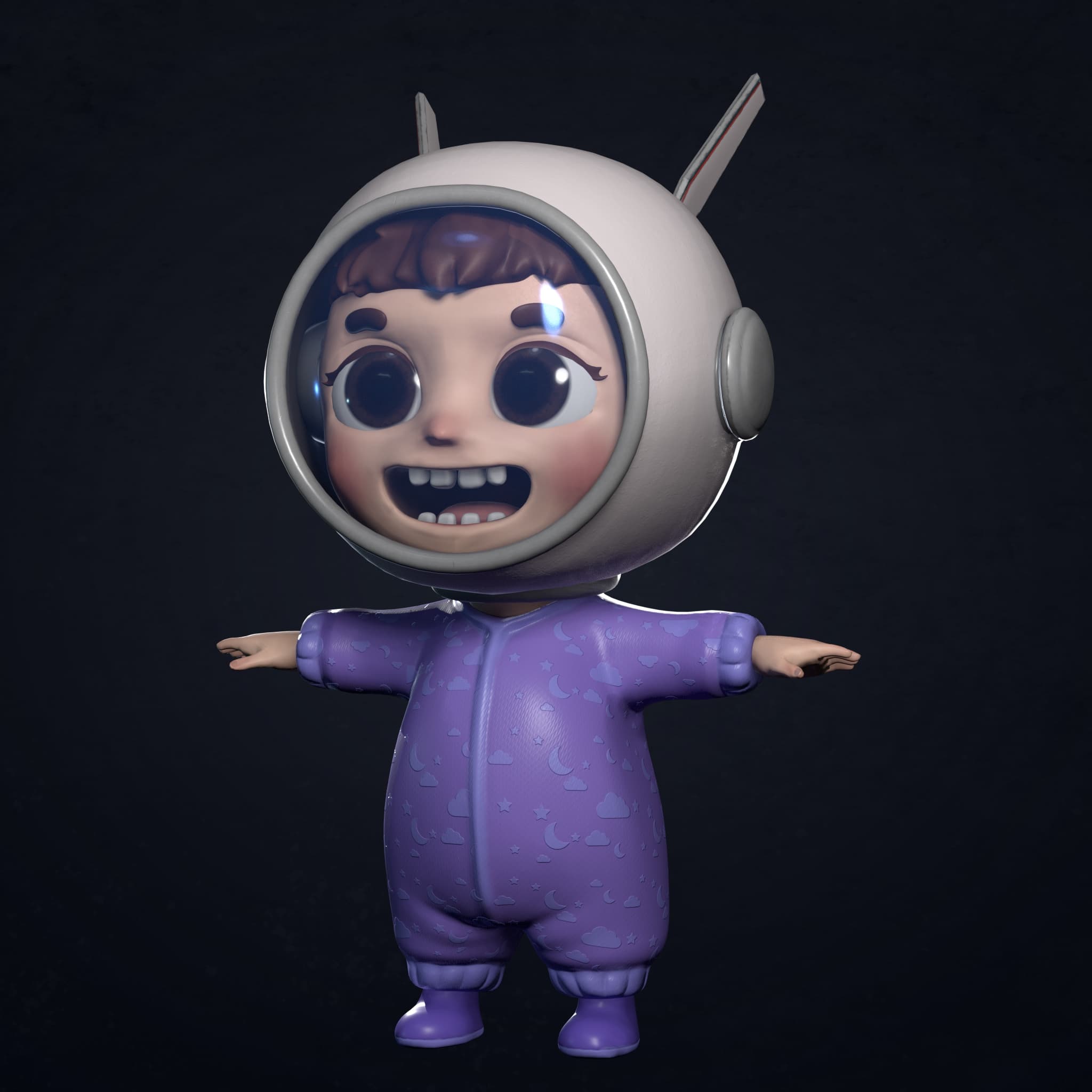 Stylized Kids Characters render 2