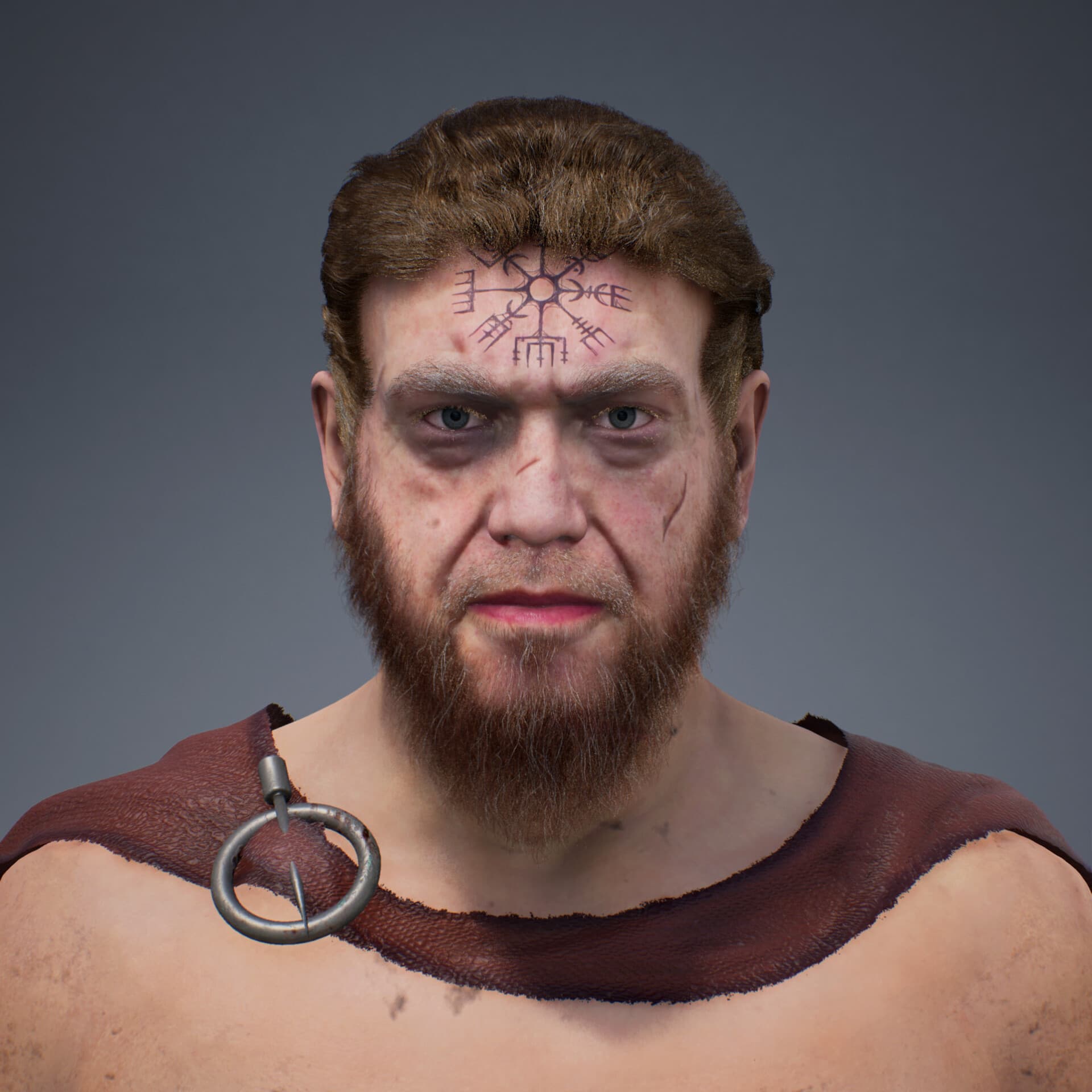 Viking Berserker render 3
