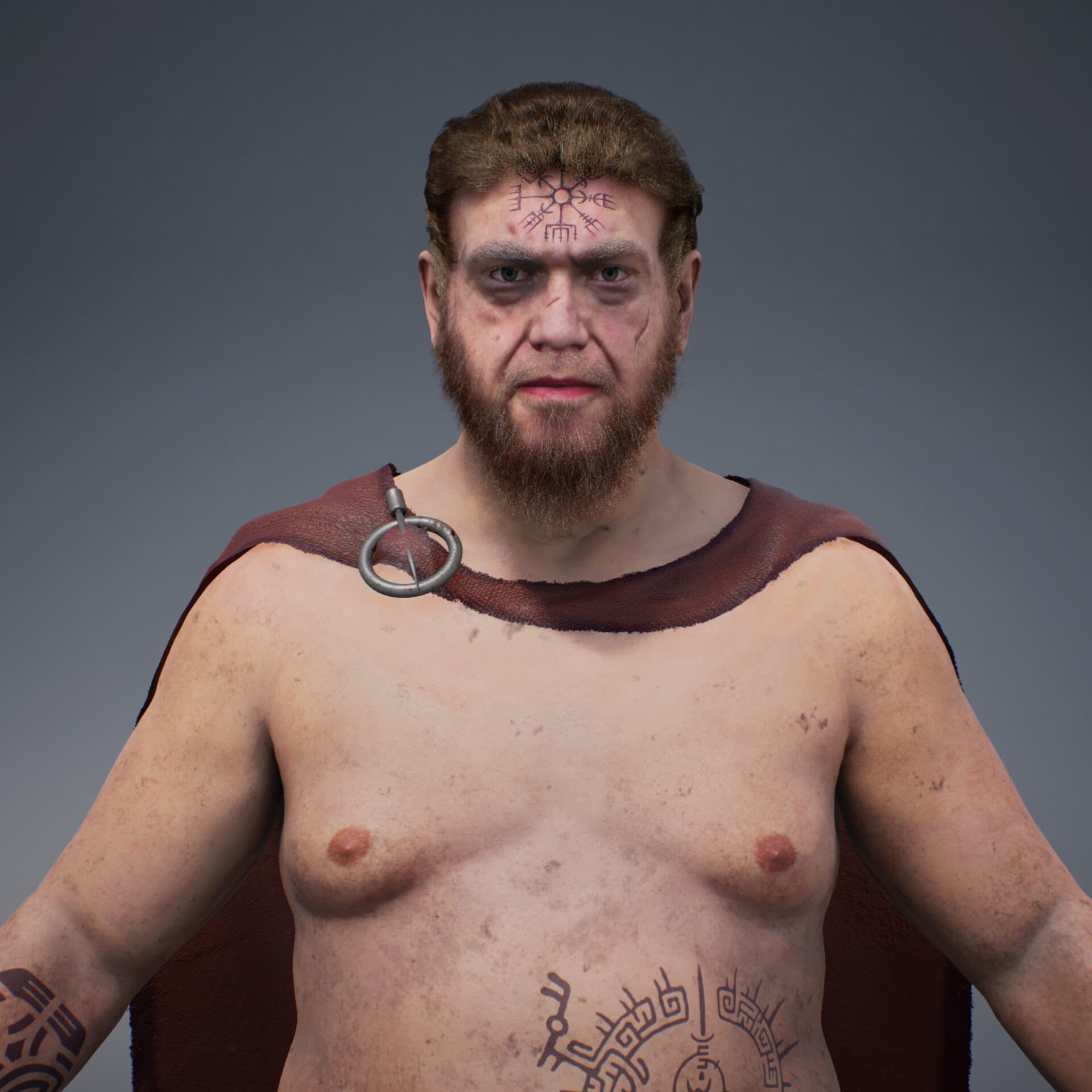 Viking Berserker render 4